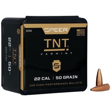 Speer .224" 50 grs Varmint HP TNT 100 szt.