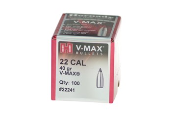 Hornady .224" 40 grs V-MAX 100 szt.