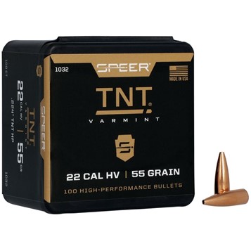 Speer .224" 55 grs Varmint HP TNT 100 szt.