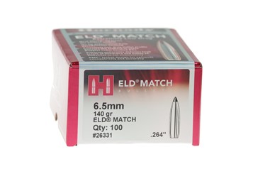 Hornady 6,5 mm / .264" 140 grs ELD Match 100 szt.