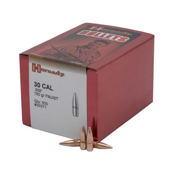 Hornady .308" 150 gr FMJ - BT opakowanie 500 szt.