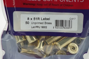 Łuski PPU 8x51R Lebel 50 szt