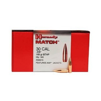 Hornady .308" 168 gr HPBT opakowanie 500 szt.