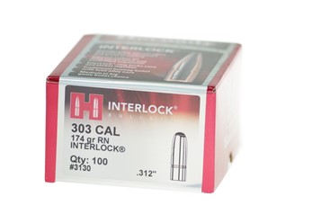 Hornady 303 / .312" 174 grs INTERLOCK 100 szt.