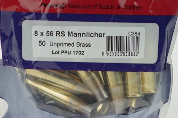 Łuski PPU 8x56 RS  Manlicher 1 szt