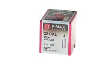 Hornady .224" 60 grs V-MAX 100 szt.