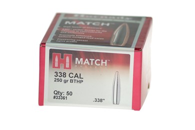 Hornady .338" 250 grs BTHP 50 szt.