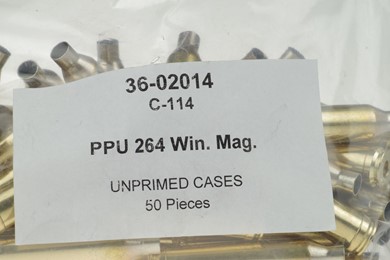 Łuski PPU .264 Win. Mag. 50 szt