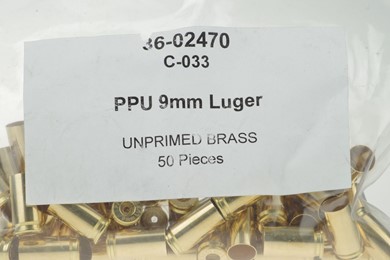 Łuski PPU 9 mm Para 50 szt