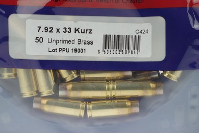 Łuski PPU 7,92 x 33 Kurz 50 szt